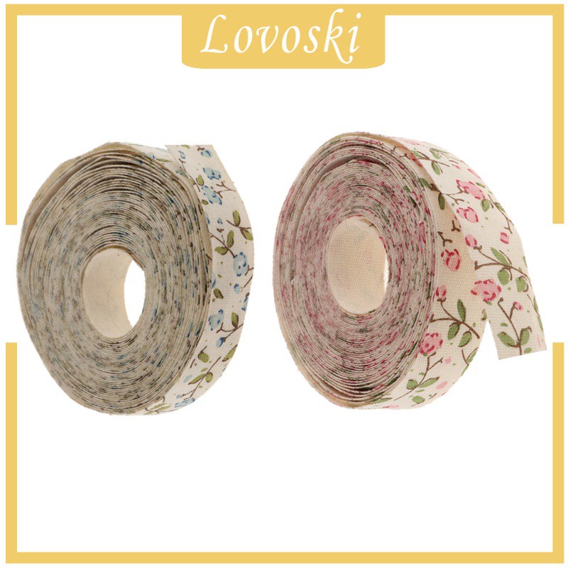 Cuộn Dây Ruy Băng 5 Yards In Họa Tiết Hoa Dùng Trang Trí Tiệc Cưới