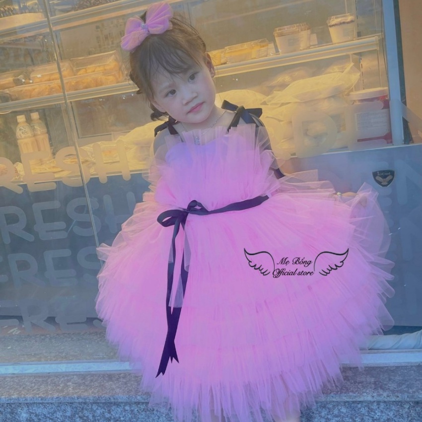 Váy Công Chúa Trắng Xinh Dự Tiệc Giá Rẻ Cho Bé Gái Váy Phồng Công Chúa -Mẹ BốngPrincess dress