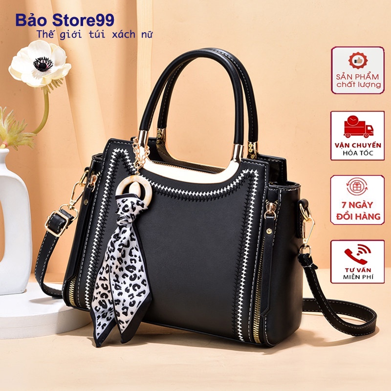 Túi xách đeo chéo tặng Mẹ,túi quai xách cho người trung niên,cho người lớn tuổi đi dự tiệc TC01
