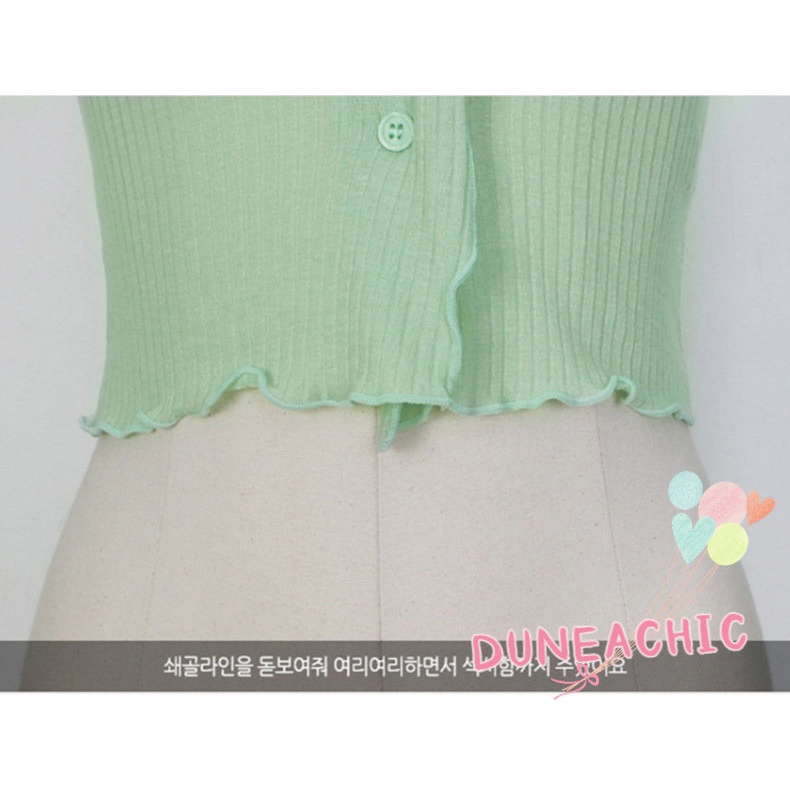 DUNEA Áo cardigan Dệt Kim Tay Dài Cổ Chữ v Quyến Rũ Cho Nữ