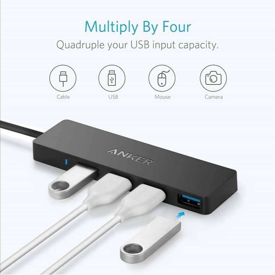 Chia Cổng Anker USB 3.0 Anker Ultra Slim