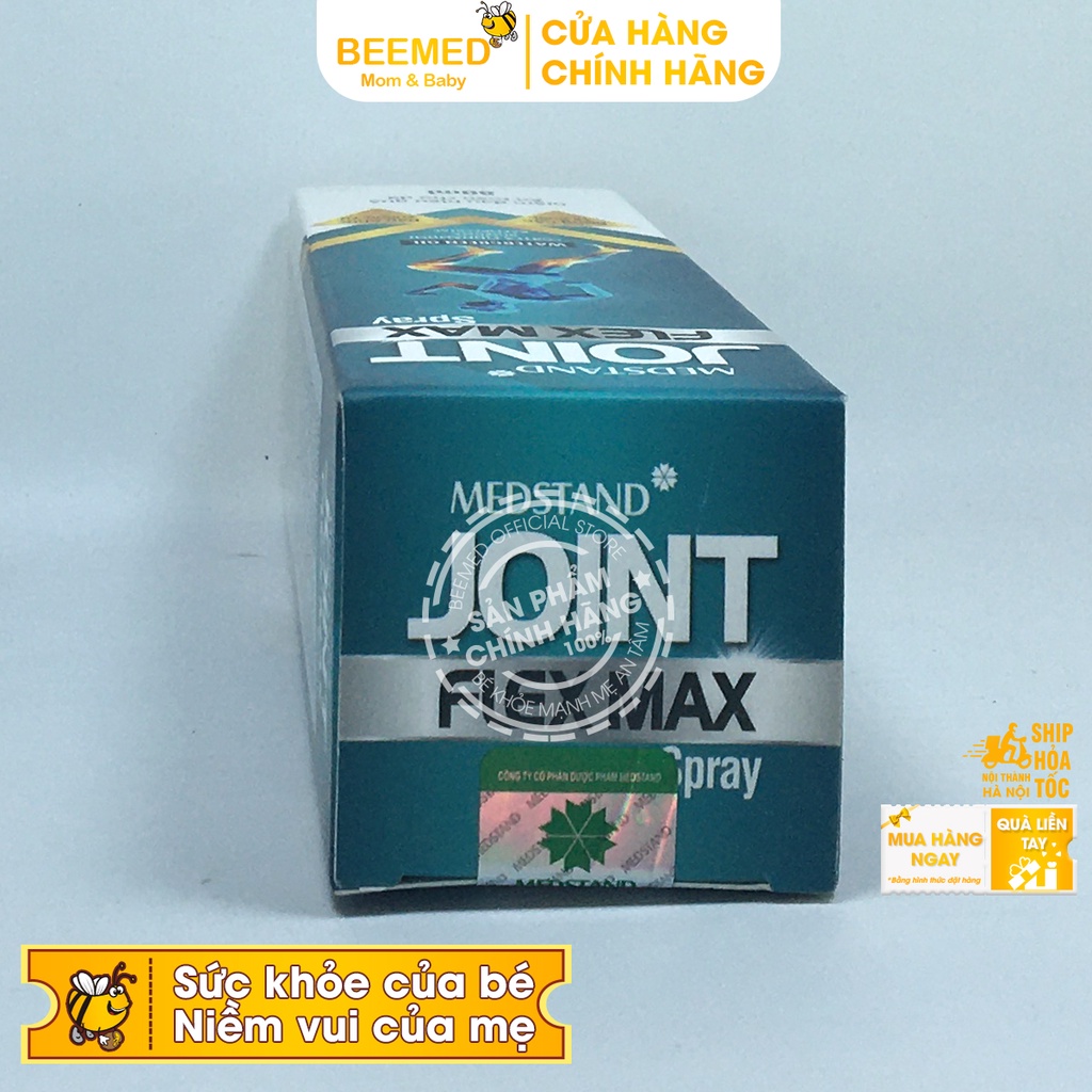 Chăm sóc cơ khớp, chấn thương Joint Flex Max dạng xịt lọ 80ml, giảm bong gân khi chơi thể thao