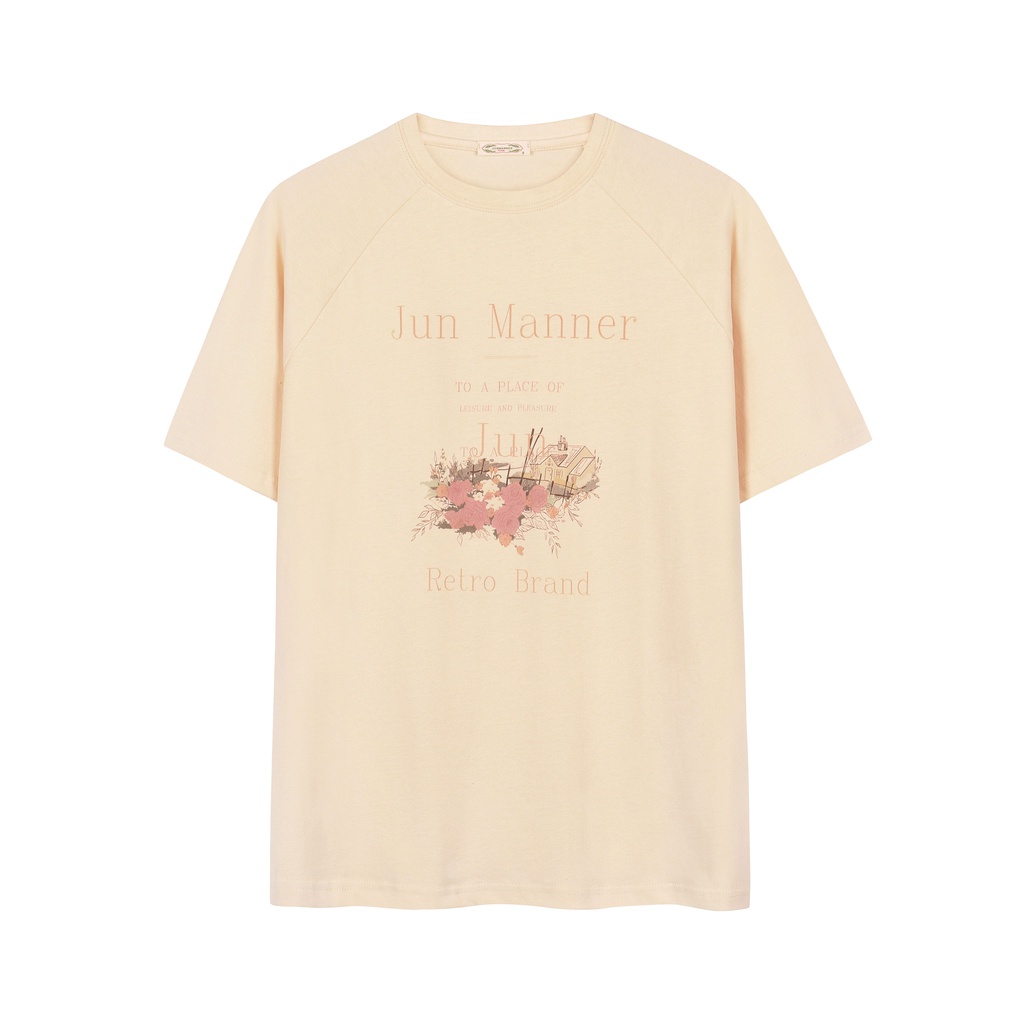 Áo Thun Tay Ngắn Cổ Tròn Dáng Rộng Phong Cách Hàn Quốc Thời Trang Mùa Hè Cho Nữ