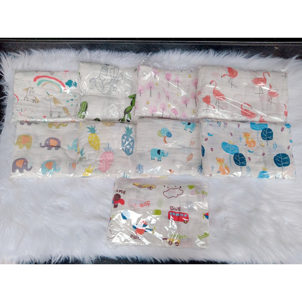 Khăn xô Kiluta/Aden and Anais 1m20 x1m20- 100% cotton Hàng phân phối độc quyền