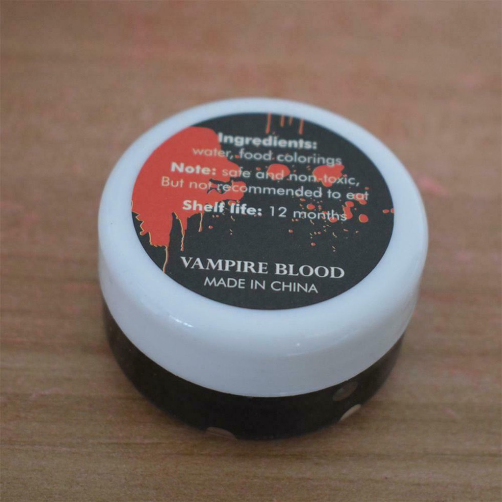 (hàng Mới Về) 1 Lọ Gel Máu Giả 30ml Hóa Trang Halloween E9a9