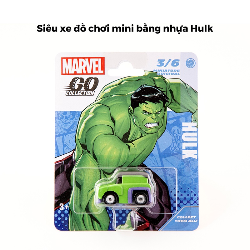 Đồ Chơi MARVEL Siêu Xe Miniature - Hulk 10Q321MIN-003