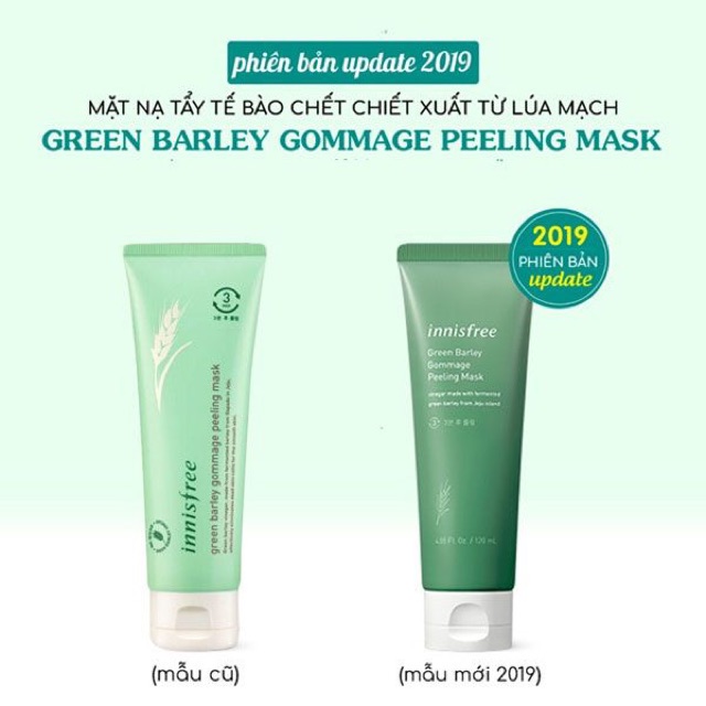 Tẩy Tế Bào Chết Chiết Xuất Lúa Mạch Innisfree Green Barley Gommage Peeling Mask