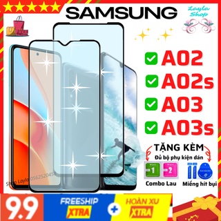 Kính cường lực samsung A02 A02s A03 A03s - Miếng dán Full màn hình 111D cho điện thoại - Chống bám vân tay tốt