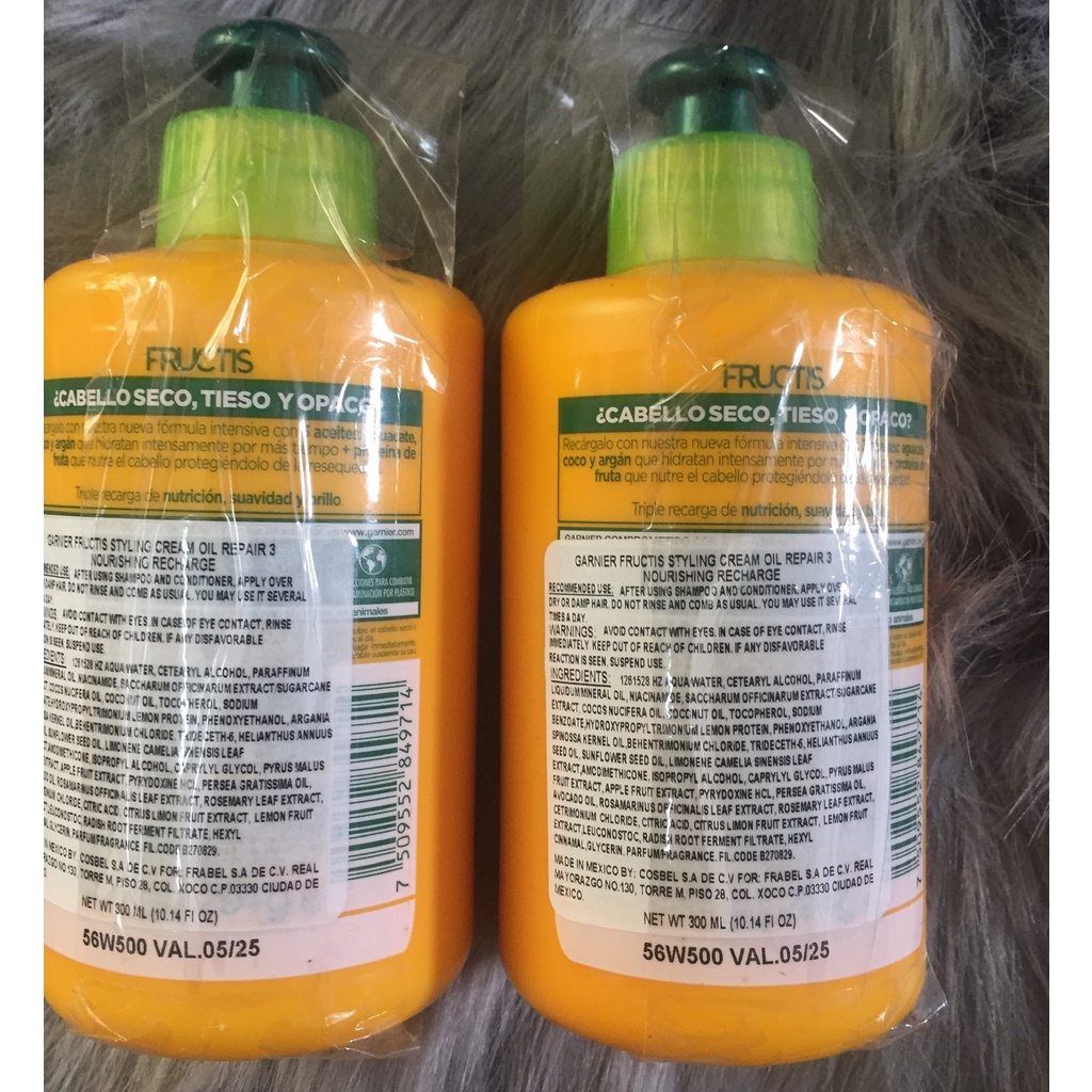 Dưỡng tóc Garnier fructis oil repair 3 Recarga Nutritiva