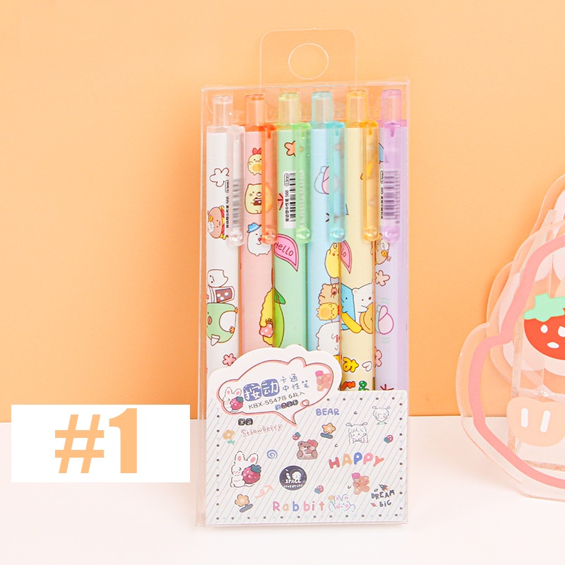 Bút Bi Mực Đen Ngòi 0.5mm Có Thể Thu Gọn Tiện Dụng Cho Nam Và Nữ