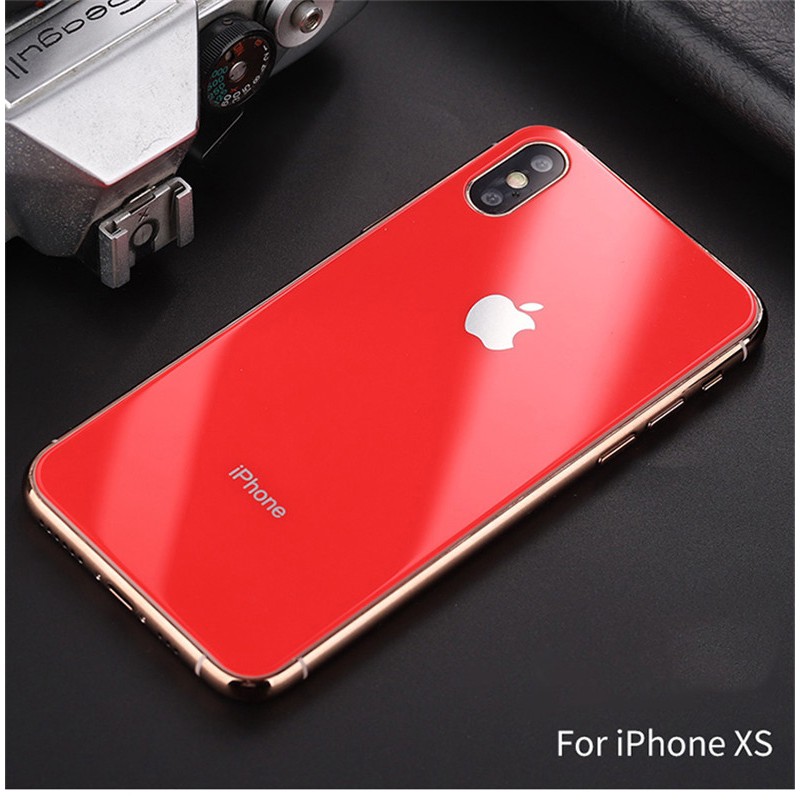 9H Độ cứng Bảo hiểm đầy đủ Bảo vệ Sau Kính cường lực Quay lại phim Dành cho iPhone7 Plus 7 8 6 6s Plus X XR XS MAX