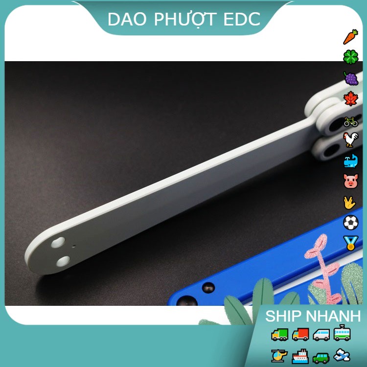 Đồ Chơi Balisong Nhựa Squiddy - Hàng Siêu Cứng Dẻo