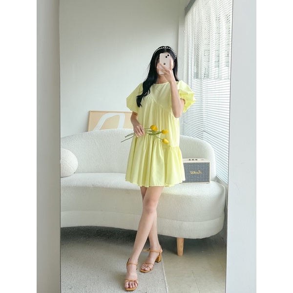 Đầm babydoll bèo xéo nhiều tầng MIEU - HN25