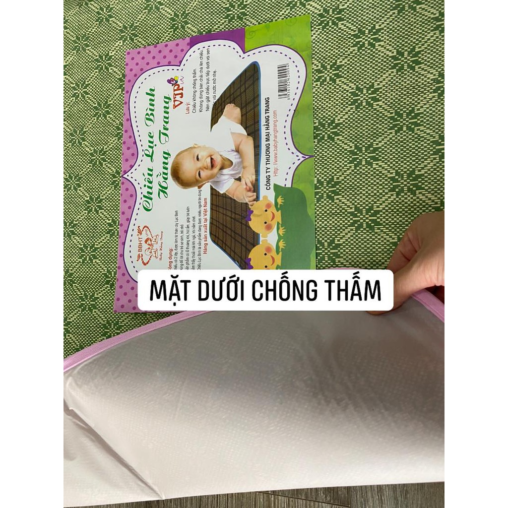 Chiếu lục bình xanh có chống thấm(60k)