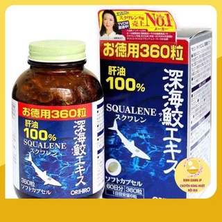 Viên uống sụn vi cá mập orihiro squalene 360 viên