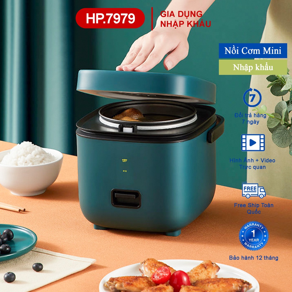 Nồi Nấu Đa Năng Nhập Khẩu, Nấu Cơm - Canh Tiện Lợi, Kích Thước Nhỏ Gọn Dễ Mang Theo