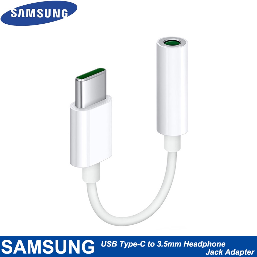 Cáp Chuyển Đổi Từ 100% Samsung Usb Type-C Sang Cổng 3.5mm Aux Sang Cổng 3.5 Cho Galaxy A8 + 2018 Note10 Pro