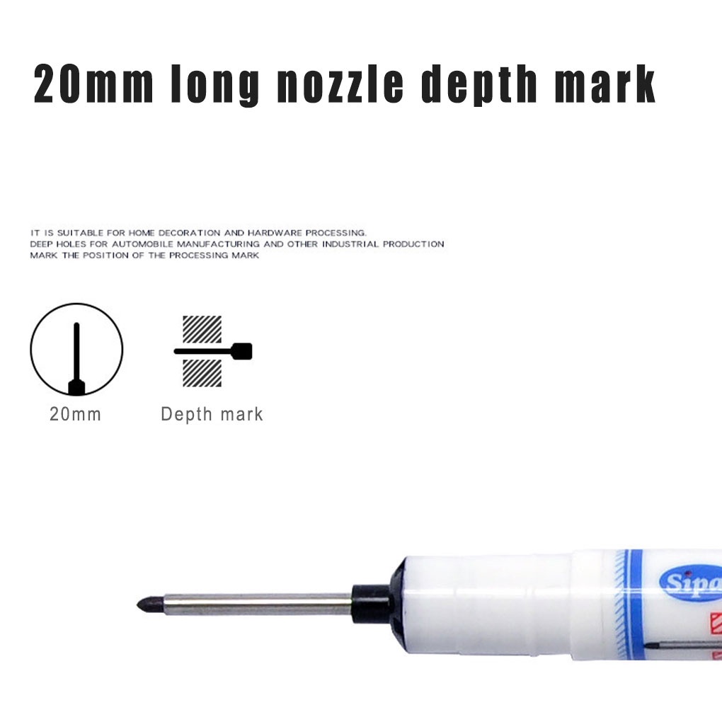 Plastic Marker Pen Woodwork Metal Glass Ceramic Making Scribing Waterproof Quick Dry Maker Pen