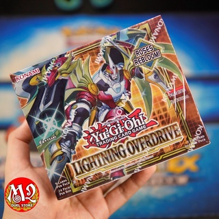 Hộp thẻ bài Yugioh Lightning Overdrive Booster Box - 24 Booster Packs Sealed - Nhập khẩu từ Hoa Kỳ USA
