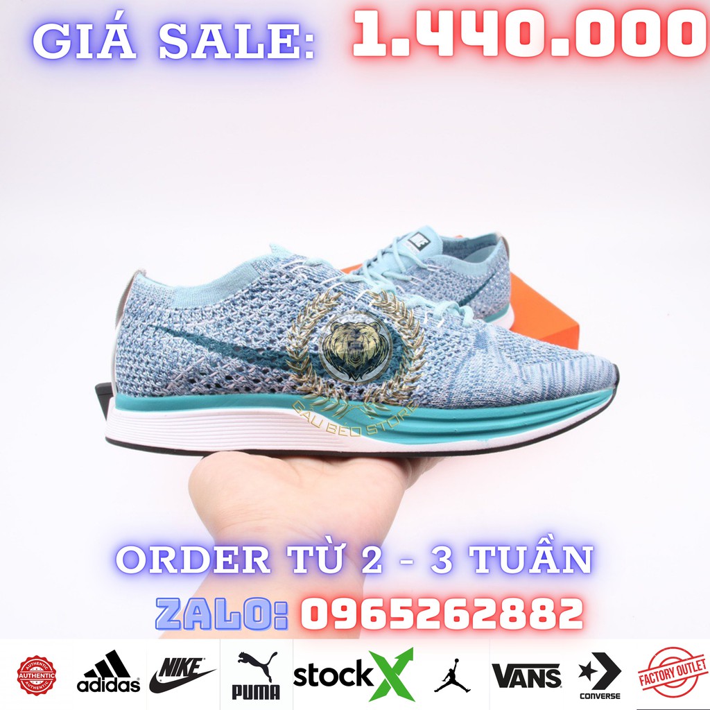 Order 2-3 Tuần + Freeship Giày Outlet Store Sneaker _Nike Flyknit Racer “Goddess” MSP:  ➡️ gaubeostore.shop