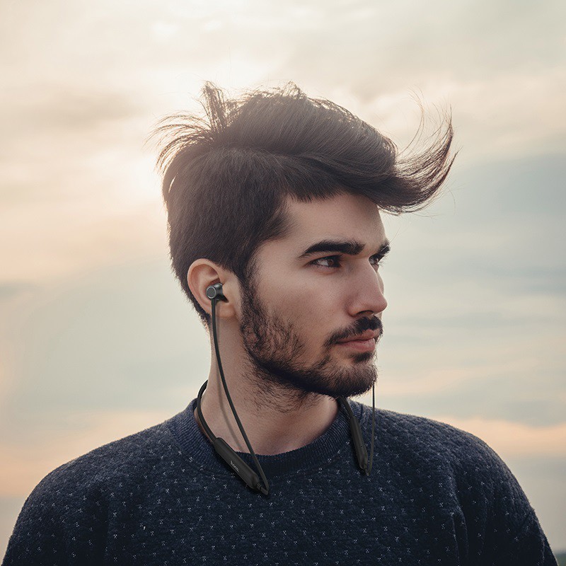 Tai nghe bluetooth Hoco ES29, tai nghe choàng cổ thể thao Bass mạnh mẽ nghe nhạc 16 tiếng cực đã
