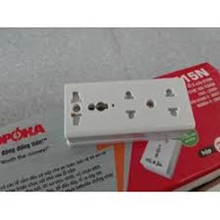 Ổ cắm 3 có màn che Sopoka E15N