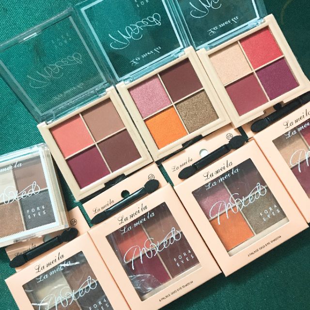 Bảng phấn mắt Lameila 4 ô Grid Eye Shadow