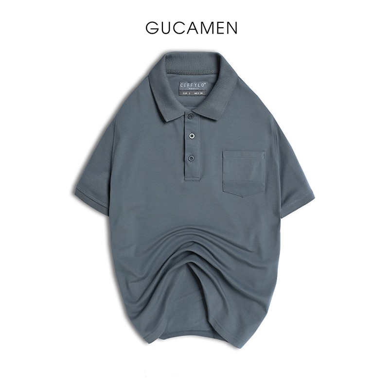 Áo thun Nam phối túi Polo 100% Cotton cá sấu