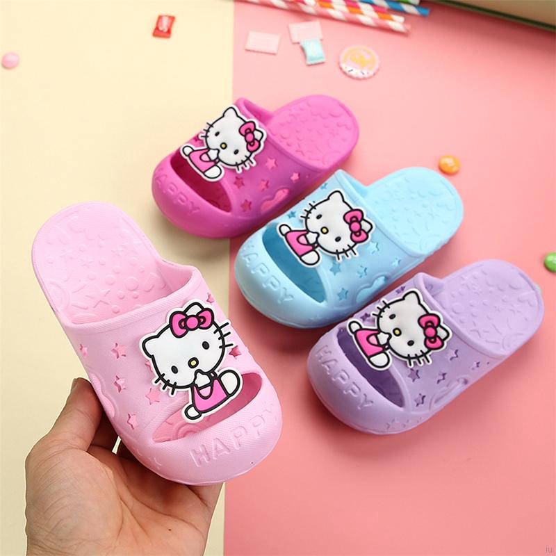 Dép Đi Biển Hình Hello Kitty Cho Bé