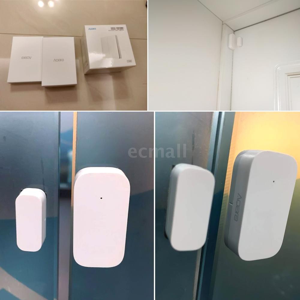 Ecmall Xiaomi Aqara Door and Window Sensor ZigBee Wireless Connection APP Control Smart Home Devices