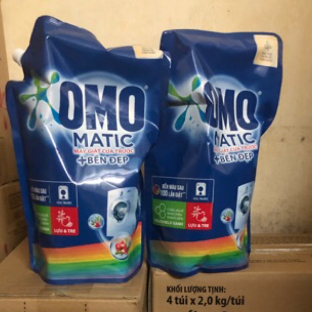 COMBO 2 túi nước giặt cửa ngang 2kg mẫu mới