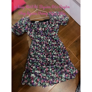 ĐẦM HOA NHÚN EO ĐUÔI CÁ BIGSIZE