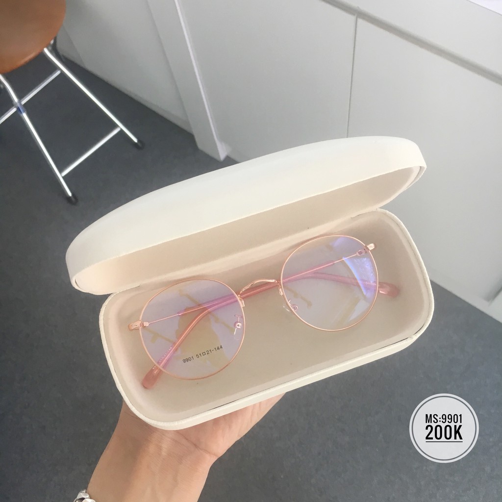 Gọng Kính Cận Kim Loại Siêu Nhẹ VENUS Dáng Mắt Tròn 9901 - Lắp Mắt Cận Theo Yêu Cầu | BigBuy360 - bigbuy360.vn