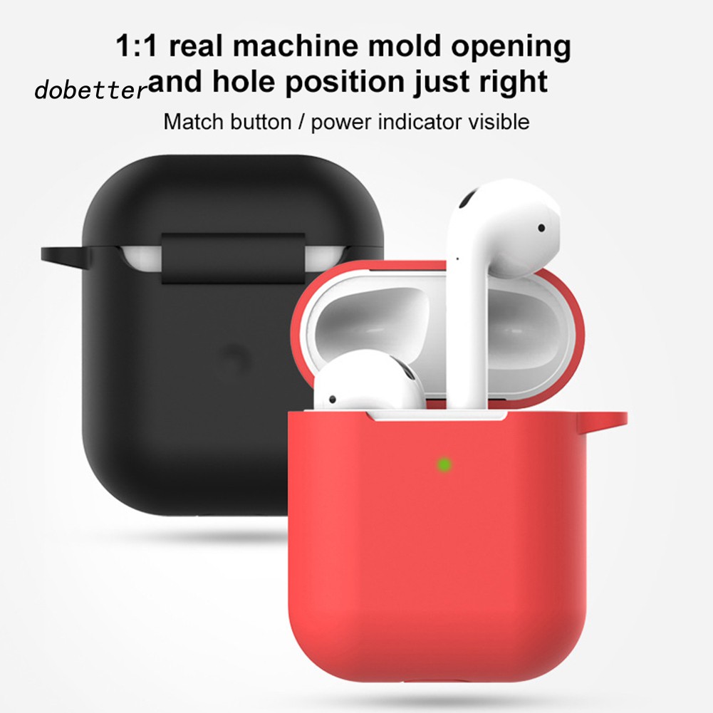 Hộp Đựng Bảo Vệ Tai Nghe Airpod 1 / 2 Kèm Móc Khóa Tiện Lợi