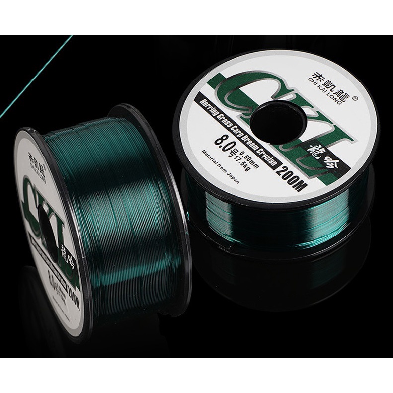 Cước Câu Cá Nhật Bản CKL 200M Nylon Nguyên Liệu Lụa Cao Cấp Trong Suốt DCC03-DCR7 - Sanami Fishing Store