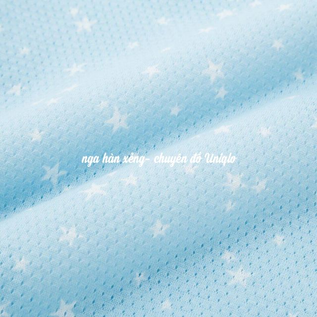 Set 2 body cộc tay Uniqlo chất cotton lưới thông hơi cho bé