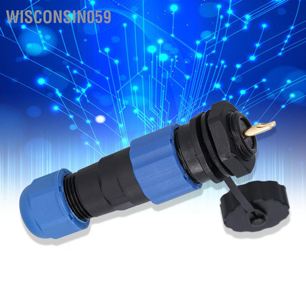 Wisconsin059 Aviation Plug Socket Safe Reliable Oxidation Resistance Durable Compact Connector for Program Controlled Machines
