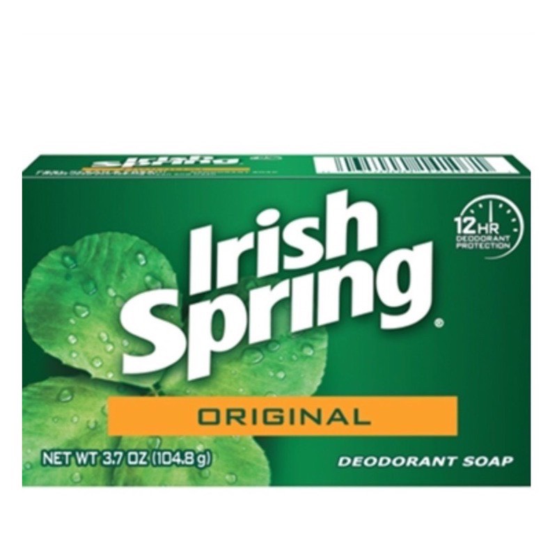 [MẪU MỚI NHẤT] XÀ BÔNG CỤC IRISH SPRING ORIGINAL FEEL CLEAN AND FRESH MỸ - 113G THƠM MÁT DIỆT KHUẨN