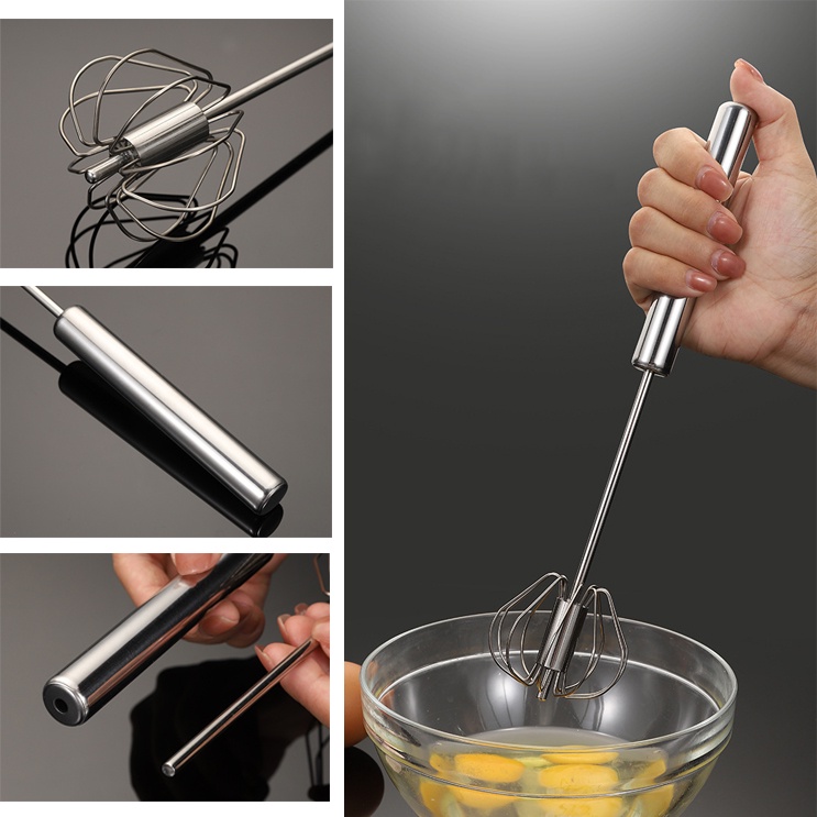 Dụng cụ đánh trứng inox 34cm