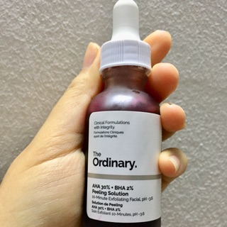 The odinary aha 30% bha 10%