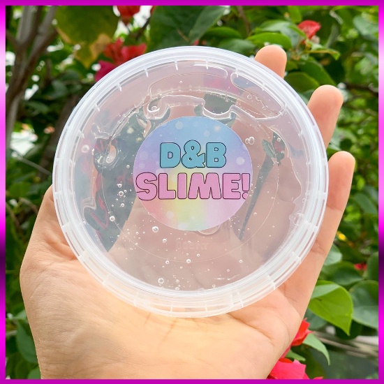 CLEAR SLIME - Keo Trong - Chất Nhờn Ma Quái Trong Suốt, Dẻo, Bóng Hộp To 200ml