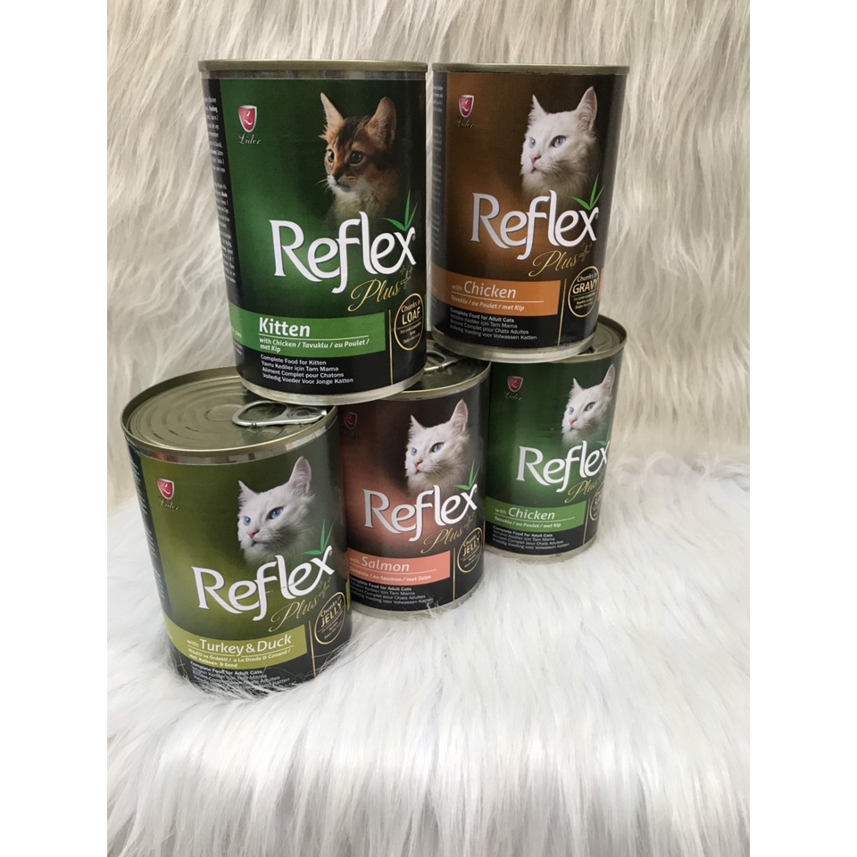 Pate cho mèo con, mèo trưởng thành Pate Reflex Lon 400g