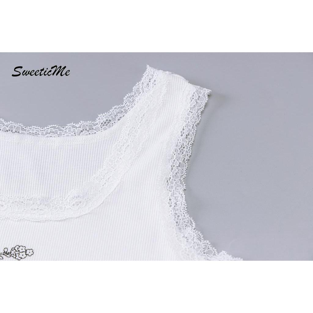 Áo tăng màu thời trang mới   dành cho nữ của SweeticMe