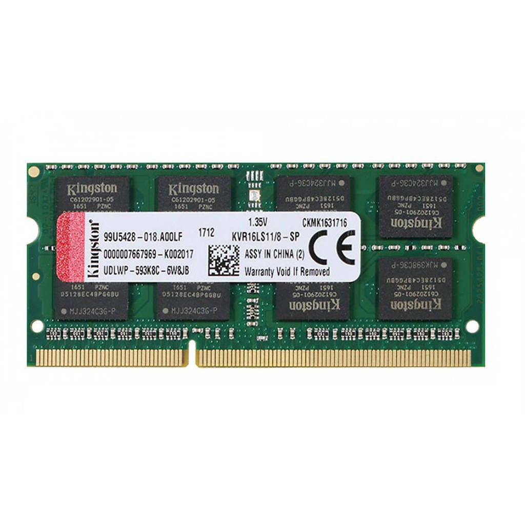 Ram Laptop DDR3L 8GB 1600MHz 4GB PC3L-12800 1.35V Kingston Chính Hãng
