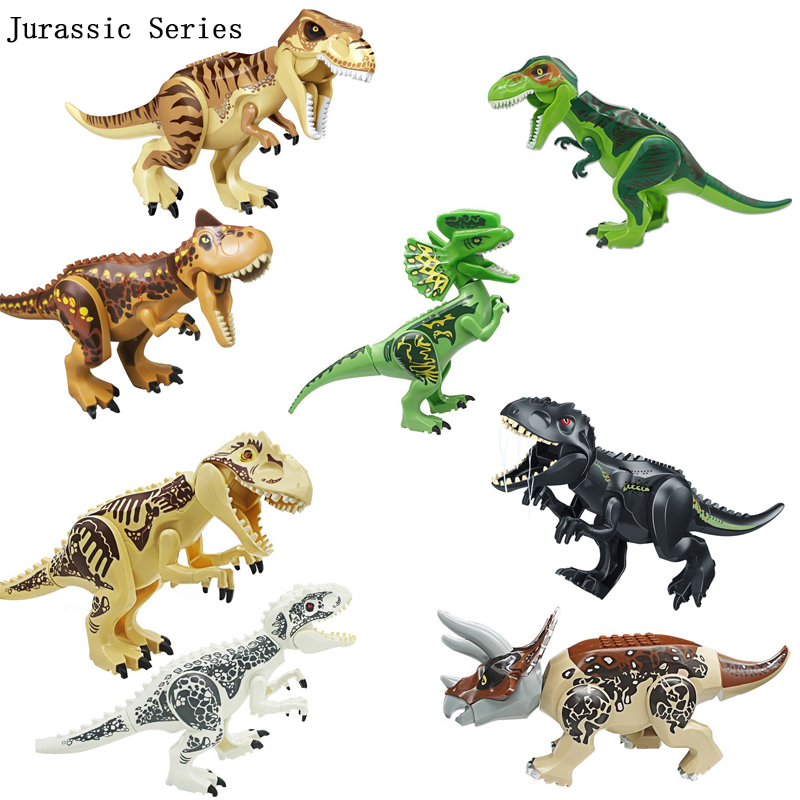 Lego Jurassic World Movie Big Dinosaur Puzzle Game Birthday Gift Building Blocks Kids Toys