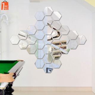 HOT! Living Room Mirror Wall Stickers Home Mural Acrylic