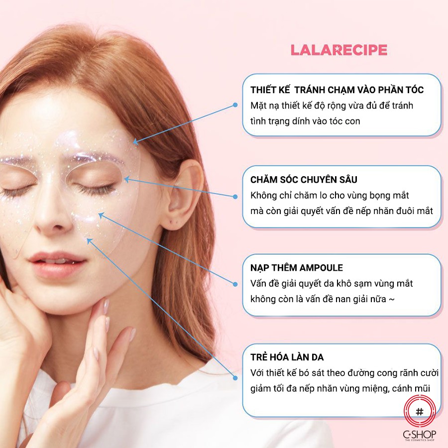 Combo 10 Mặt Nạ Thạch Dưỡng Da LALARECIPE - Chính hãng Hàn Quốc - HAFA BEAUTY