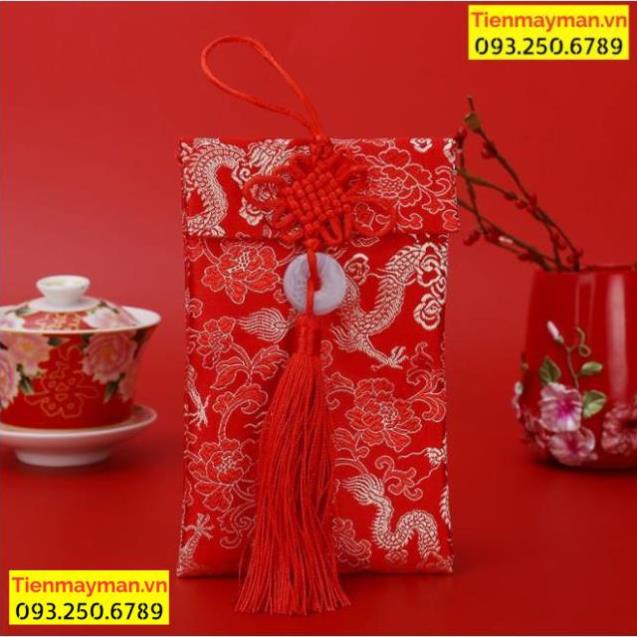 ⭐ FREE SHIP⭐ Bao Lì Xì Vải Gấm Nhiều Hoa Văn Cao Cấp Cưới Hỏi, Nạp Tài,Ngày Tết