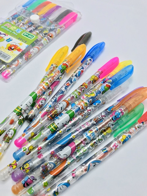 Bộ màu bút nhũ cực đẹp( 8 màu/12 màu/24 màu)