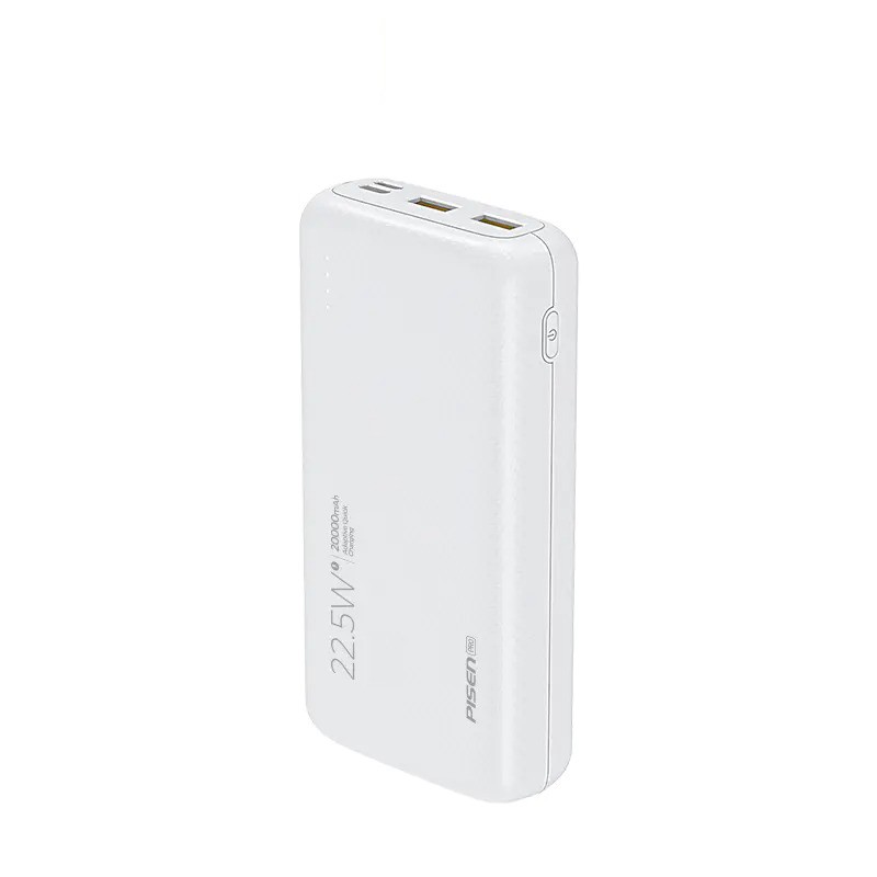 Sạc dự phòng Pisen Pro-All 20000mAH , 22.5W (QC, PD 22.5W , LED) - Hàng Chính Hãng